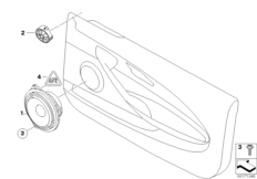 Детали системы HiFi на Пд двери