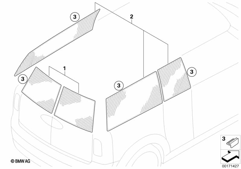 Складная защита от солнца