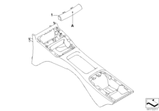 Щиток задней консоли Individual