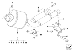 Дооснащаемый сажевый фильтр нерегулир.