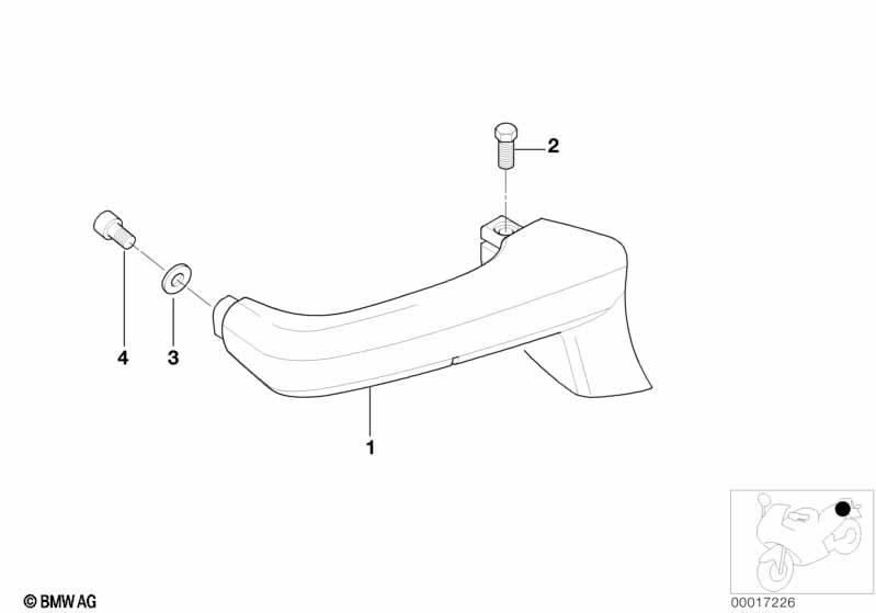Ручка установочного рычага