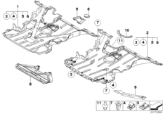 Экран моторного отсека