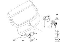 Багажная дверь/система запирания