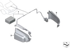 К-т модерн., гидропривод крышки баг.