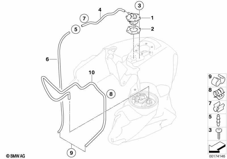 Вентиляция системы подачи топлива
