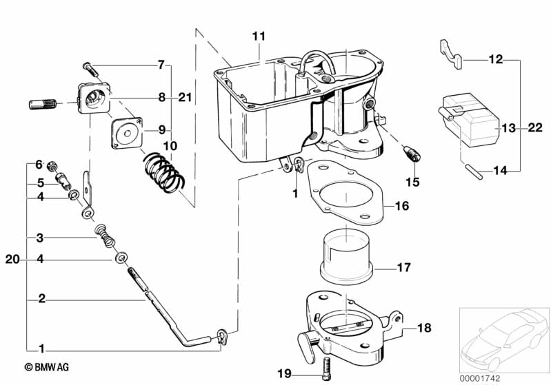 корпус дроссельной заслонки