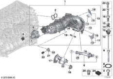 Система впуска AGR с упр.заслонками