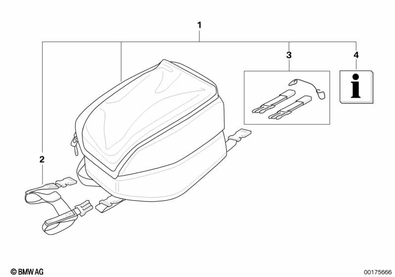 Сумка на топливный бак