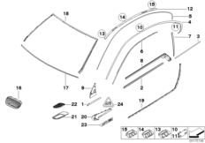 Наружн.наклад/дек.решетка/упл.прокладки