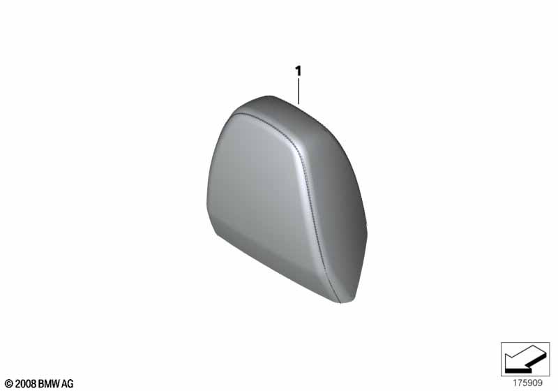 Подголовник переднего сиденья