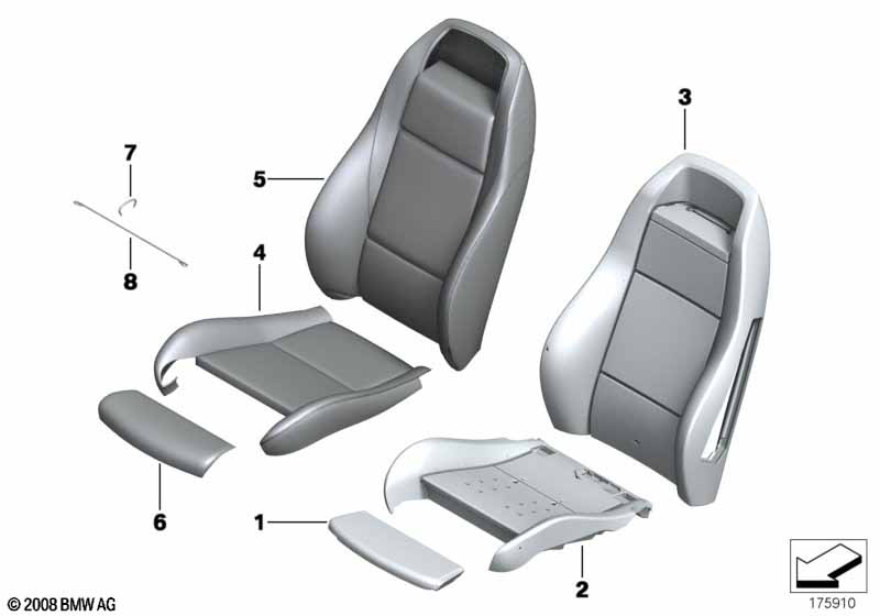 Набивка и обивка спортивного пер.сиденья