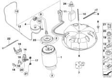 Пневм.рессора сист.регулир.дор.прос./ЭБУ