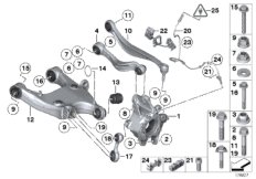 Балка заднего моста/подвеска колеса