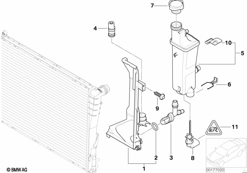 Расширительный бачок АКПП