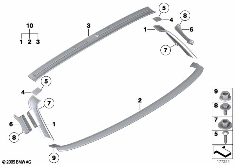 Облицовка заднего стекла