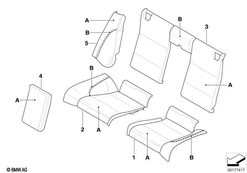 Спортивное заднее сиденье Individual
