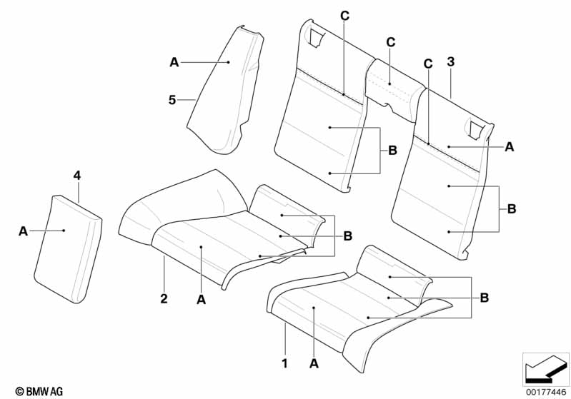 Сиденье Individual Зд, LC