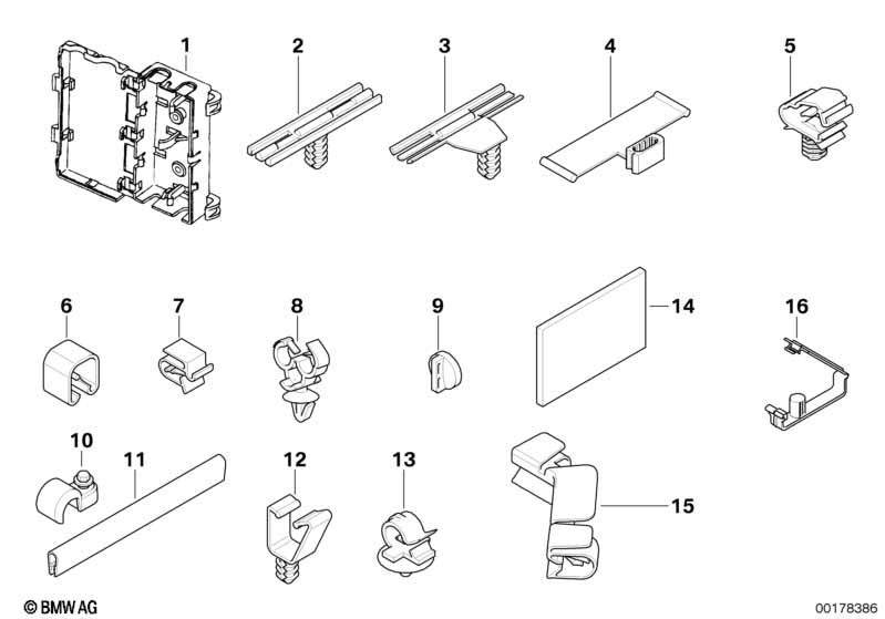 Различные держатели провода