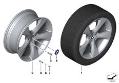 Л/c диск BMW со звездообр.спиц.диз.311