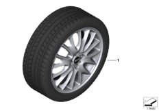 Колесо в сб.зим.Cross Spoke R114 - 17"