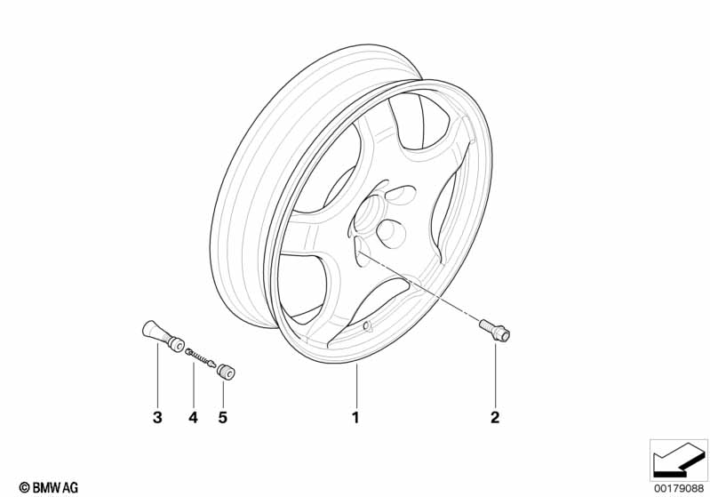 Аварийное колесо легкосплавное