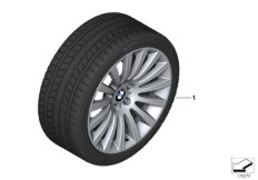 Колесо в сб.зим.многоспиц.235 - 19"