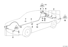Сигнализация авар.сближен.при парк.(PDC)