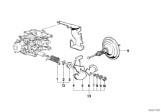 Привод педали акселератора