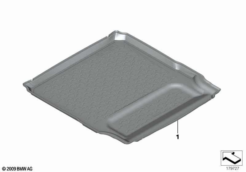 Фасонный коврик для багажника