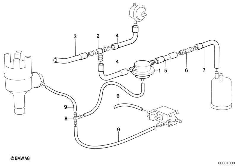 Вакуумная сист.управл.регулир.зажигания