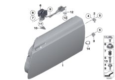 Дверь Пд, петли/ограничитель двери