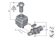 Главный тормозной цилиндр/бачок