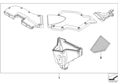 Сист.воздухозаборника BMW Performance
