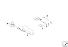 Проблесковый маяк - задний