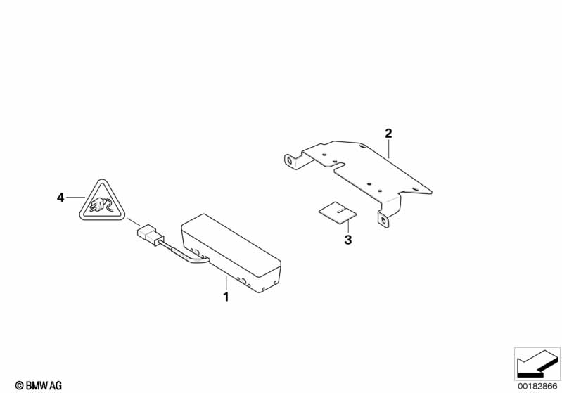 Проблесковый маяк - задний