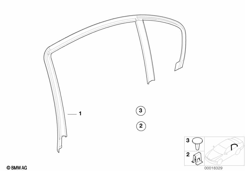 Накладки и уплотнения двери Зд