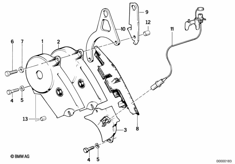 Корпус блока ГРМ Вх
