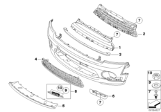 Облицовка аэродинам.к-та декор.эл-ты Пд