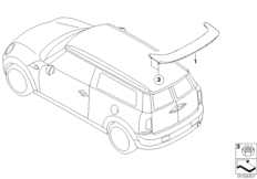 Задний спойлер