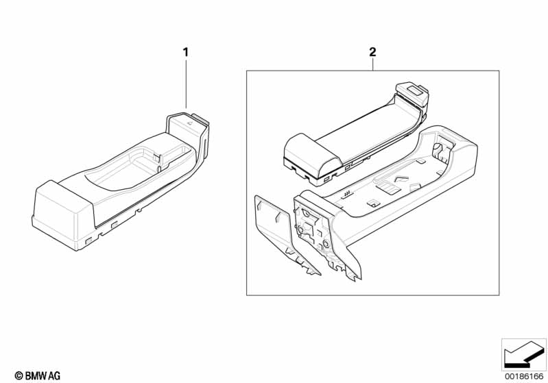 Детали SA 633 в центральной консоли