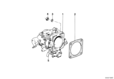 Корпус дроссельной заслонки
