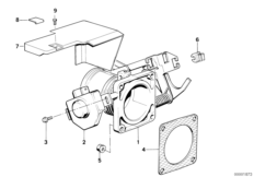 Корпус дроссельной заслонки