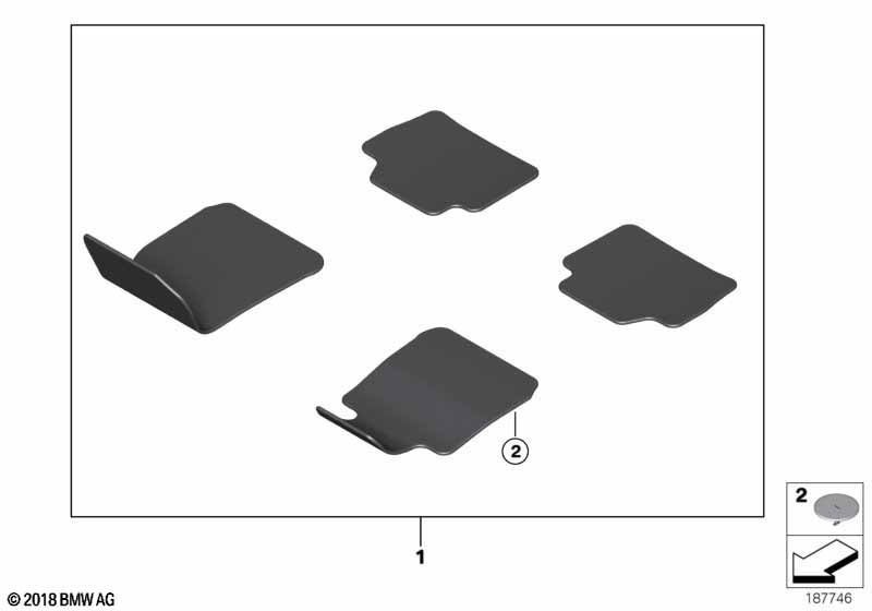 Ножной коврик Update
