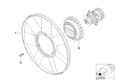 Вентилятор сист.охлаж./муфта вентилятора