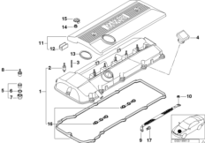 Крышка головки блока цилиндров