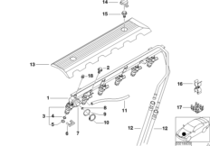 Клапаны/трубопроводы системы впрыска