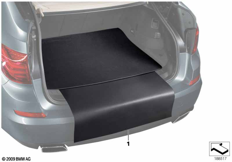 Двухсторонний мат багажного отделения