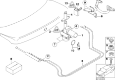 Багажная дверь/ гидравлические элементы