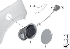 Заслонка заливного отверстия