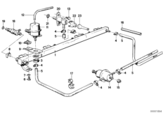 Клапаны/трубопроводы системы впрыска